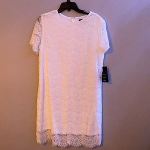 Lulus white lace dress